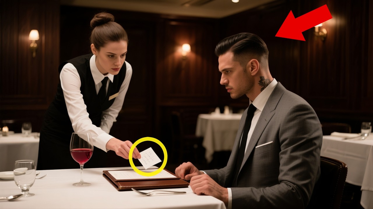 The Waitress Slipped Him a Note —“Your Girlfriend Sold You Out. They’re in Position.” The Mafia Boss