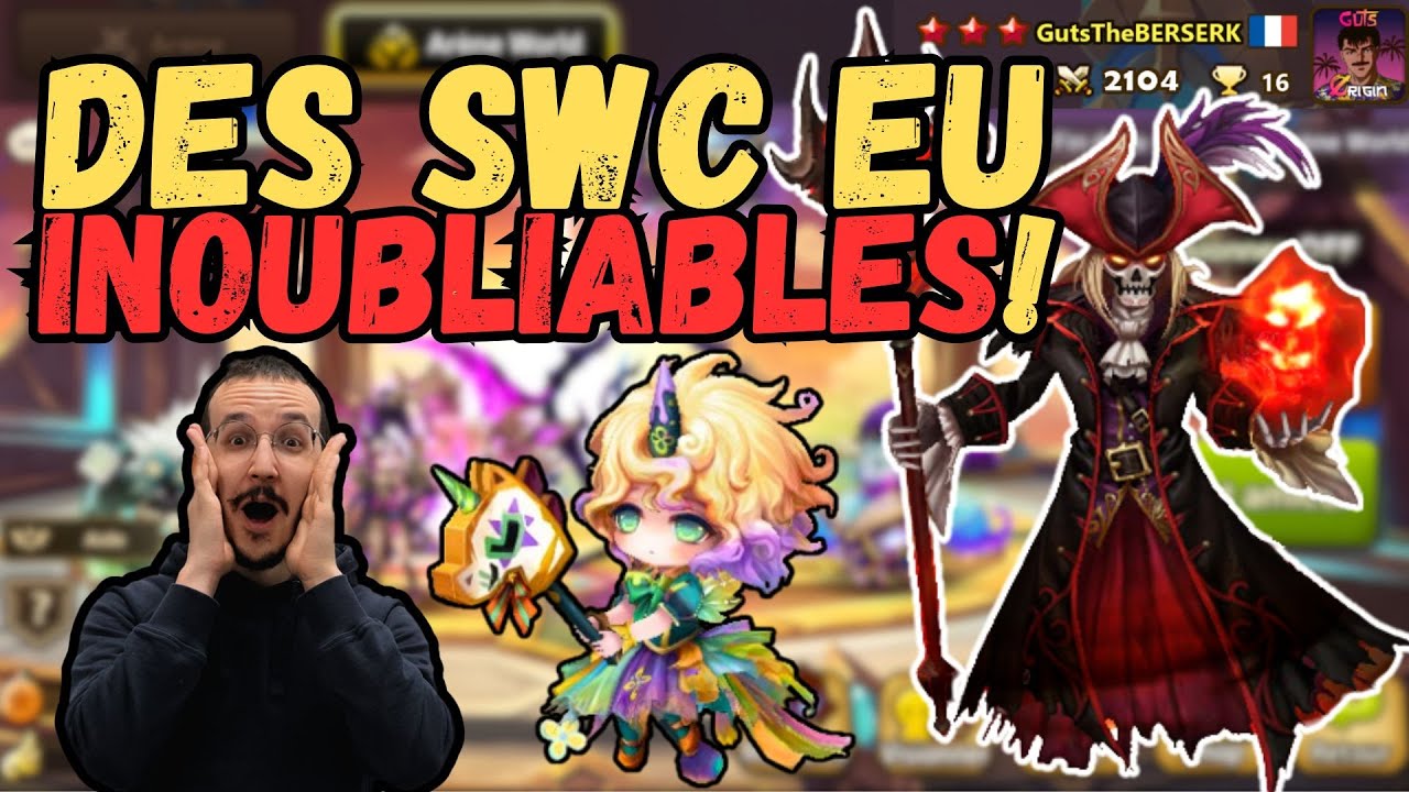 SWC 2025 EUROPE - C'est surement le meilleur niveau qu'ait eu l'EUROPE ! SUMMONERS WAR