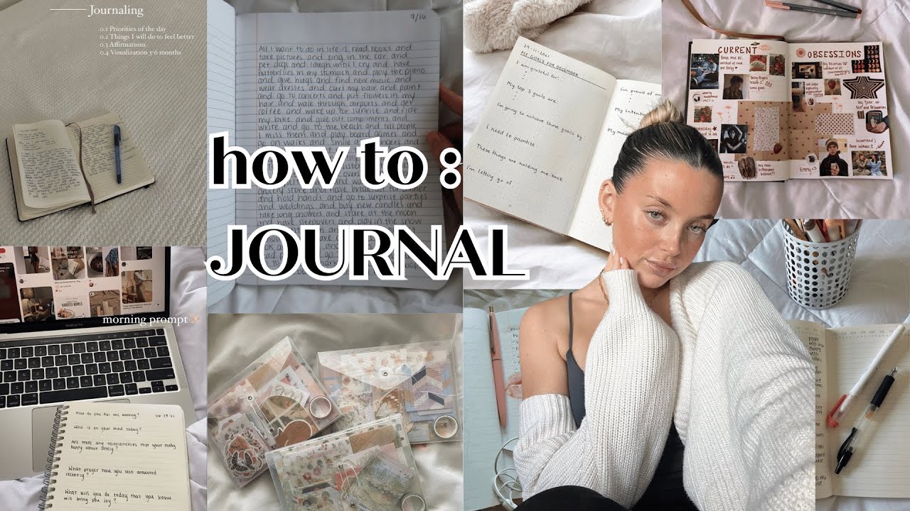 HOW TO: journal (brain dump, prompts, shadow work, letters)