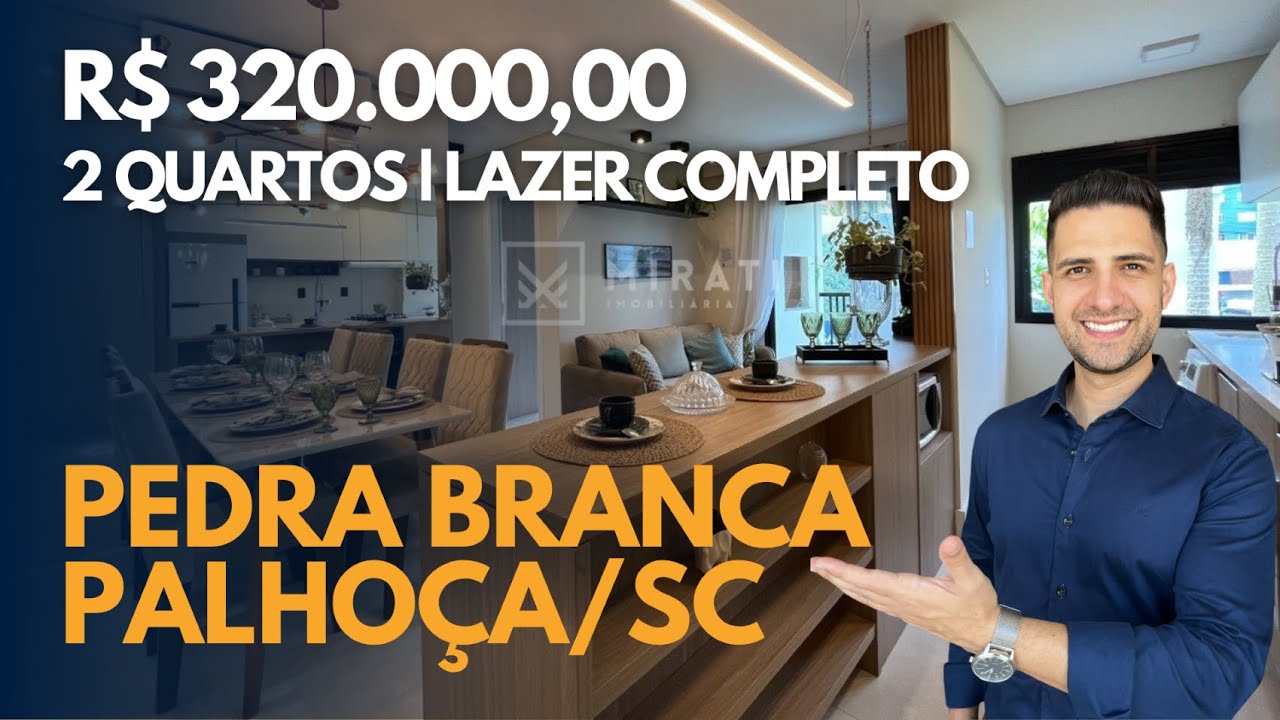Apartamento 2 quartos na planta na Pedra Branca, Palhoça/SC | Lançamento na planta | Oportunidade