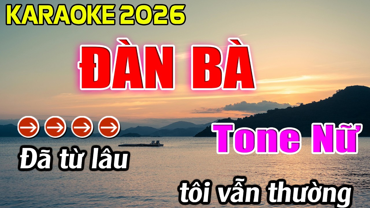 Đàn Bà Karaoke Tone Nữ Karaoke Hoàng Giang 62