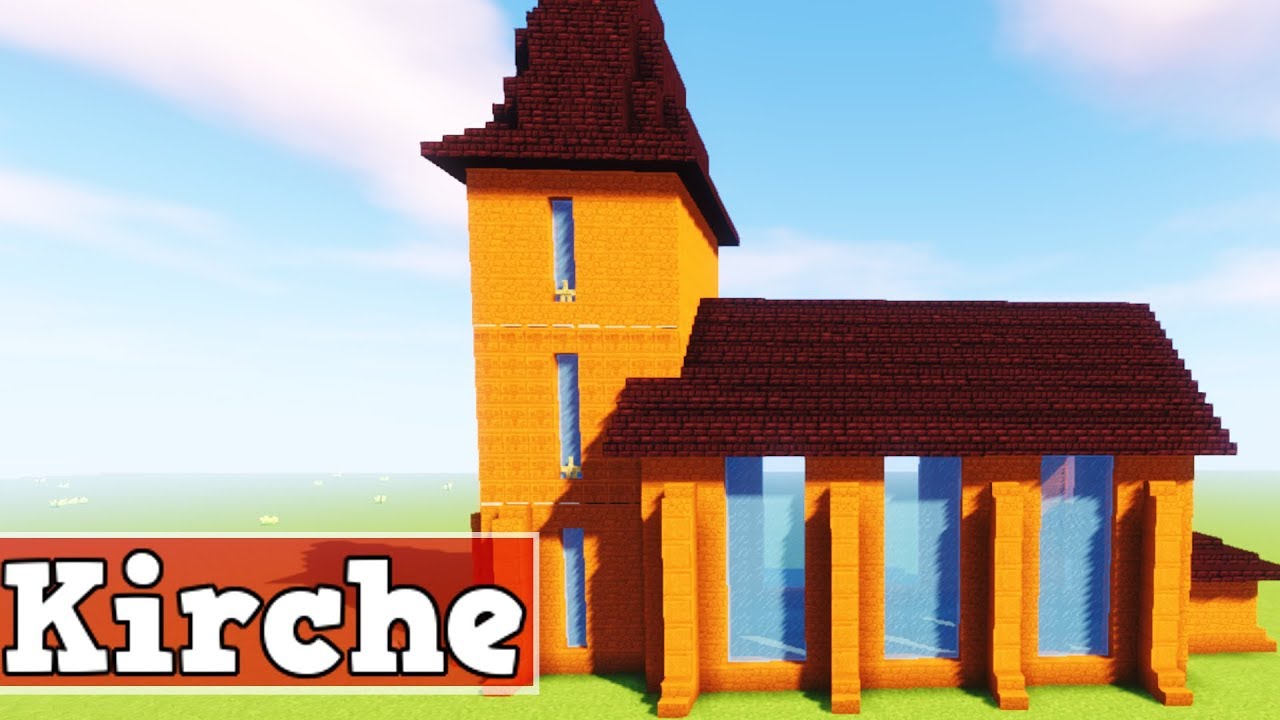 Wie baut man eine Kirche in Minecraft | Minecraft Kirche Bauen Deutsch