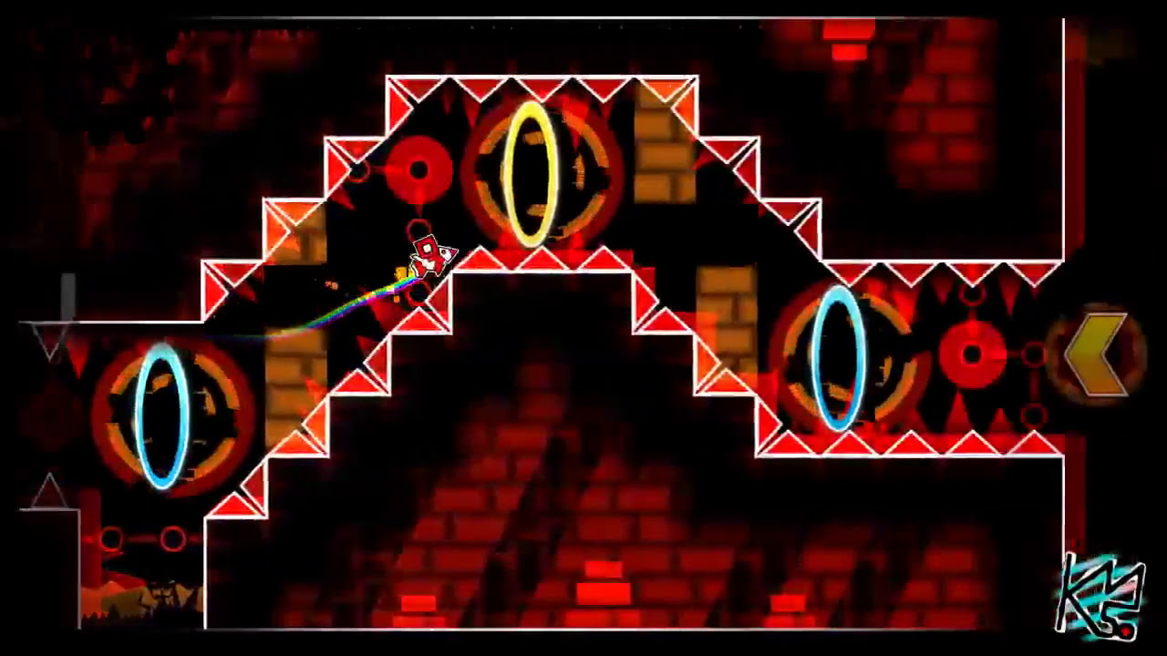 Geometry Dash - Psychosis by Hinds (Demon) Complete + 3 Coins (Live)