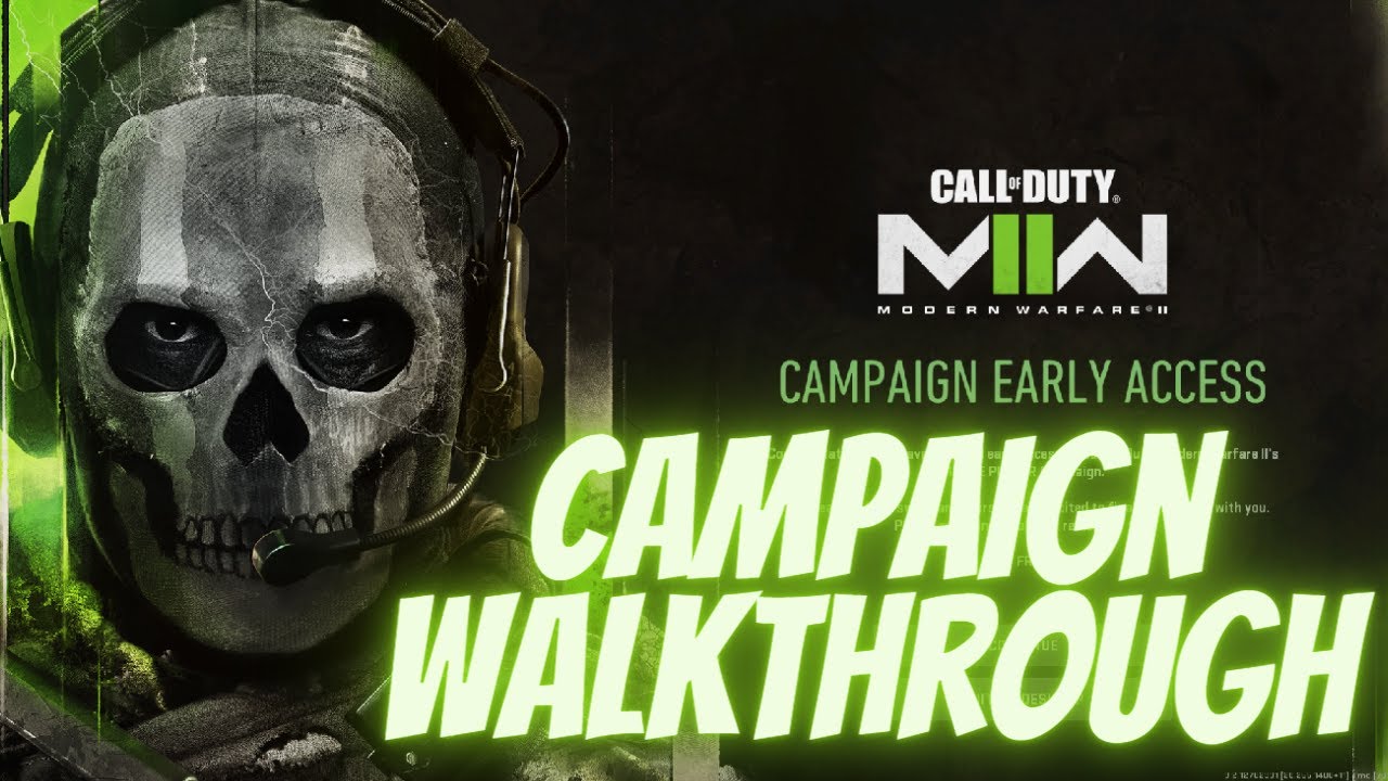 Modern Warfare 2: Campaign Walkthrough FULL GAME (EARLY ACCESS) No Commentary *spoiler alert*