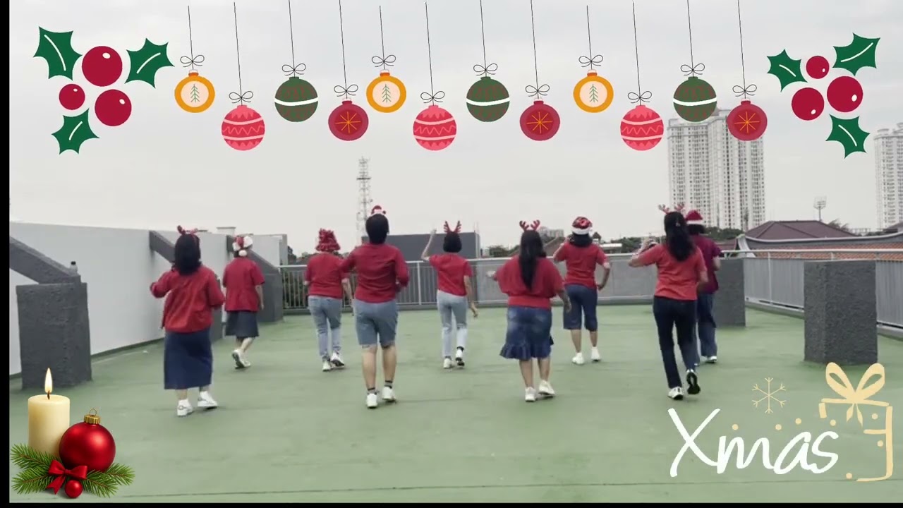 Holly Jolly 2025 Linedance, demo by BLD. Choreographed by : Harry Heng