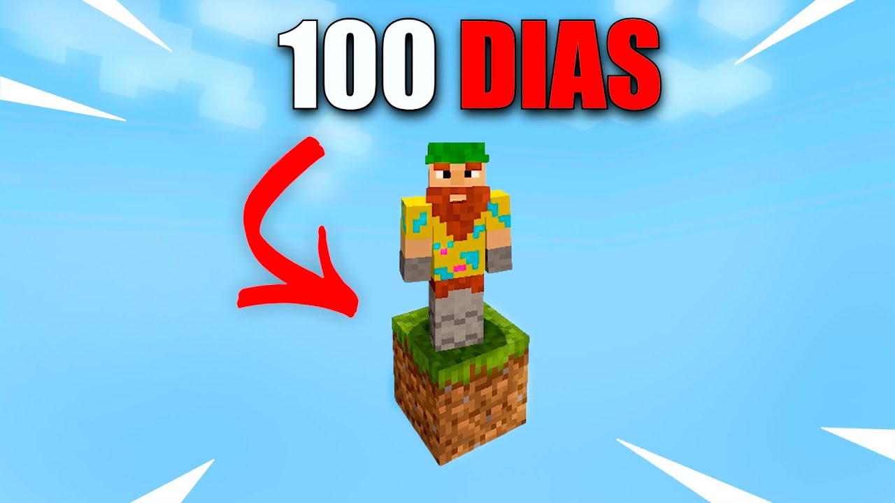 &iexcl;Sobrevivo 100 D&iacute;as en ONE BLOCK en Minecraft!