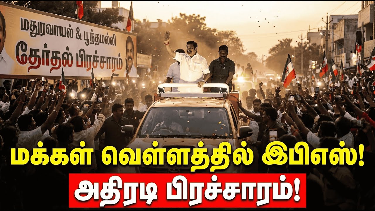 EPS Election Campaign in Maduravoyal & Poonamallee | எடப்பாடி பழனிசாமி பிரச்சாரம்