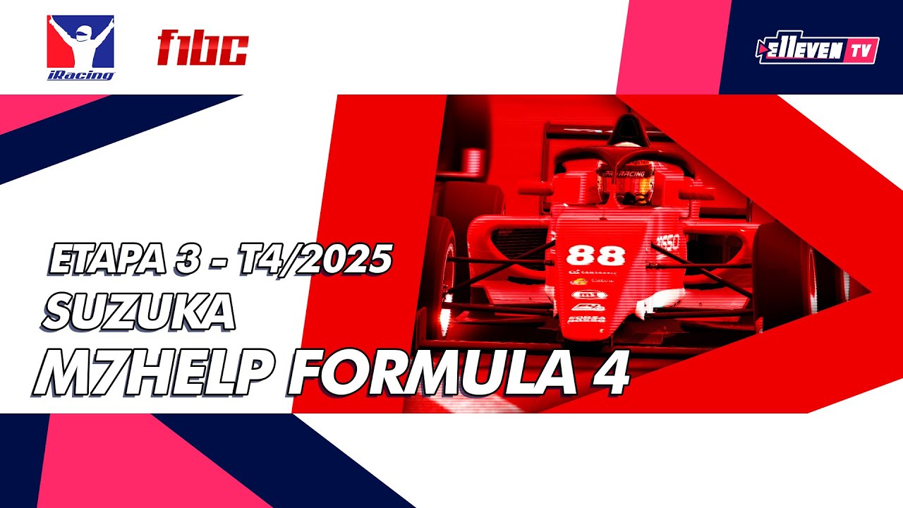 F1BC e-Sports - M7Help Volantes Formula 4 | 3&ordf; Etapa - Suzuka | 2025/4