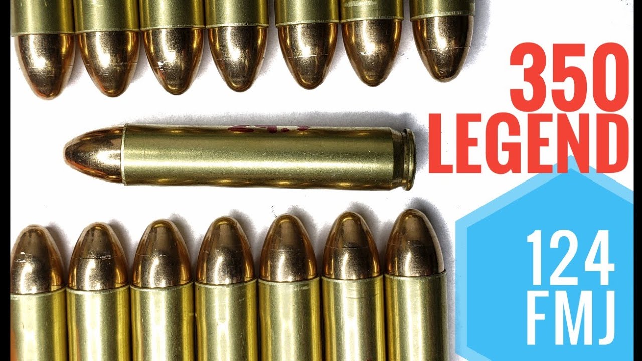 Перезарядка дешёвых патронов 350 Legend для плинкинга? 124 грана FMJ из 9-мм запаса и другие вари...
