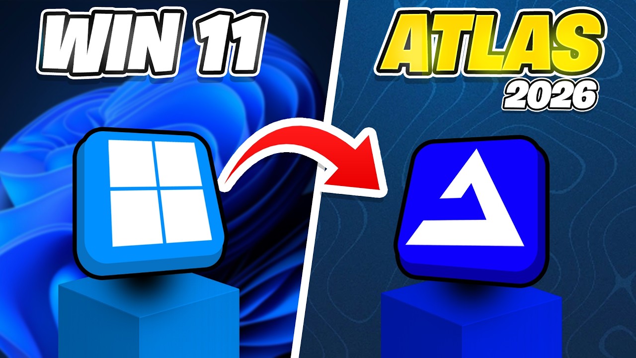 Atlas OS против Windows 11 &ndash; САМАЯ ПОПУЛЯРНАЯ игровая ОС в 2026 году?!
