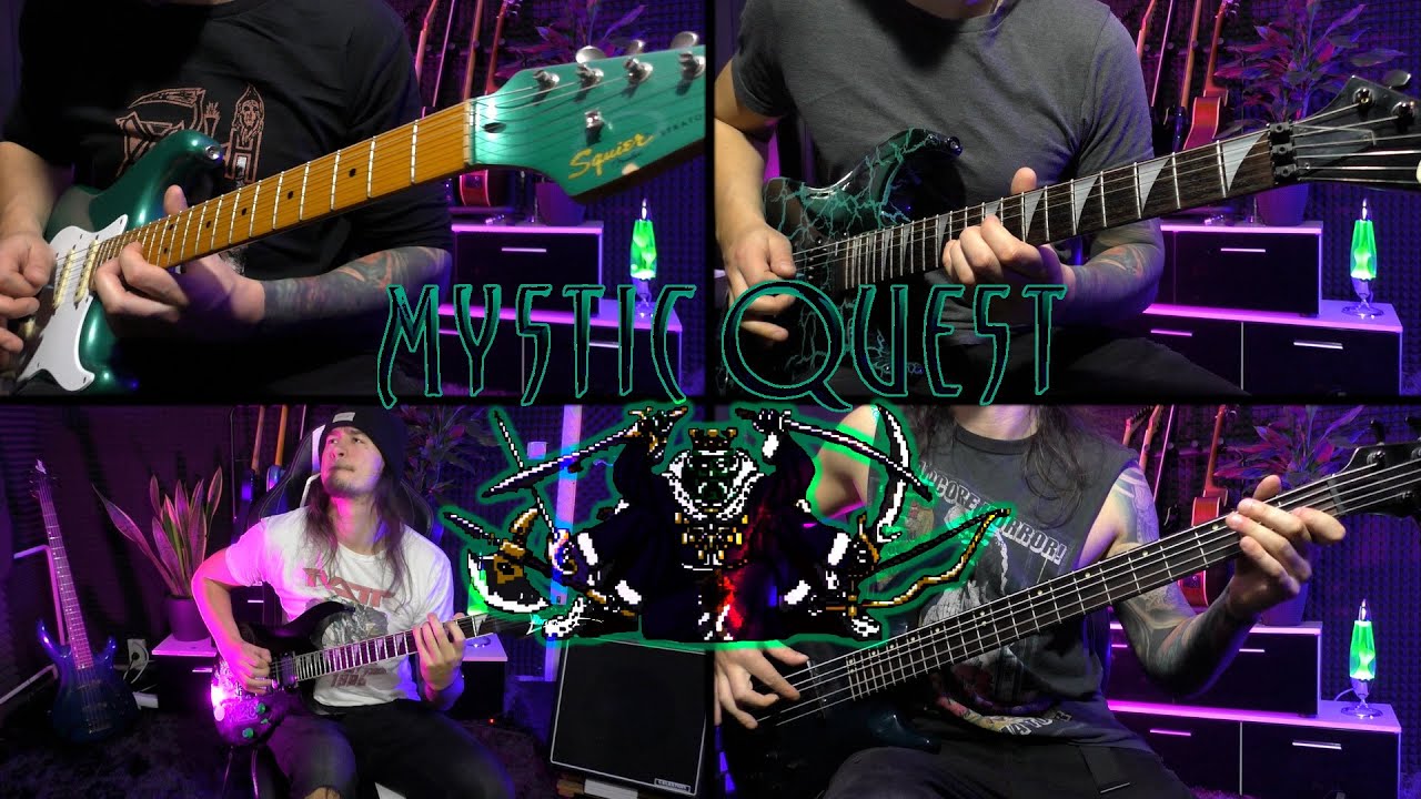 Mystic Quest goes Metal (Dark King's Theme Guitar Cover + Tabs)