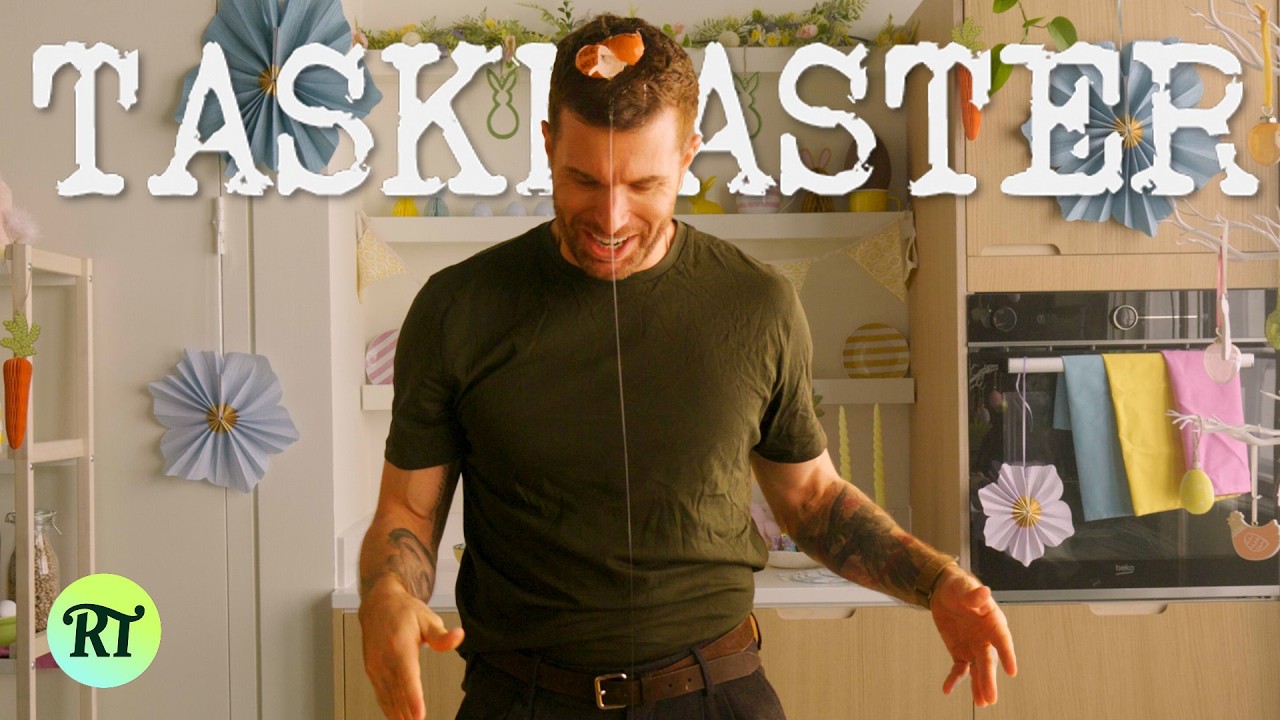 Alex Horne teases season 23 Taskmaster cast as Joel Dommett and Armando Iannucci face egg challenge