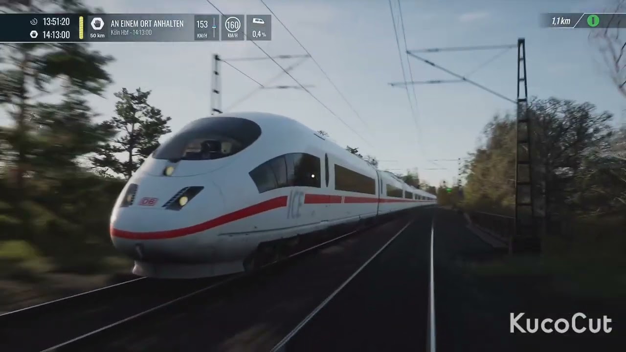 Ich fahre ein ICE und Muster die Notbremse ziehen In Train Sim World 6 