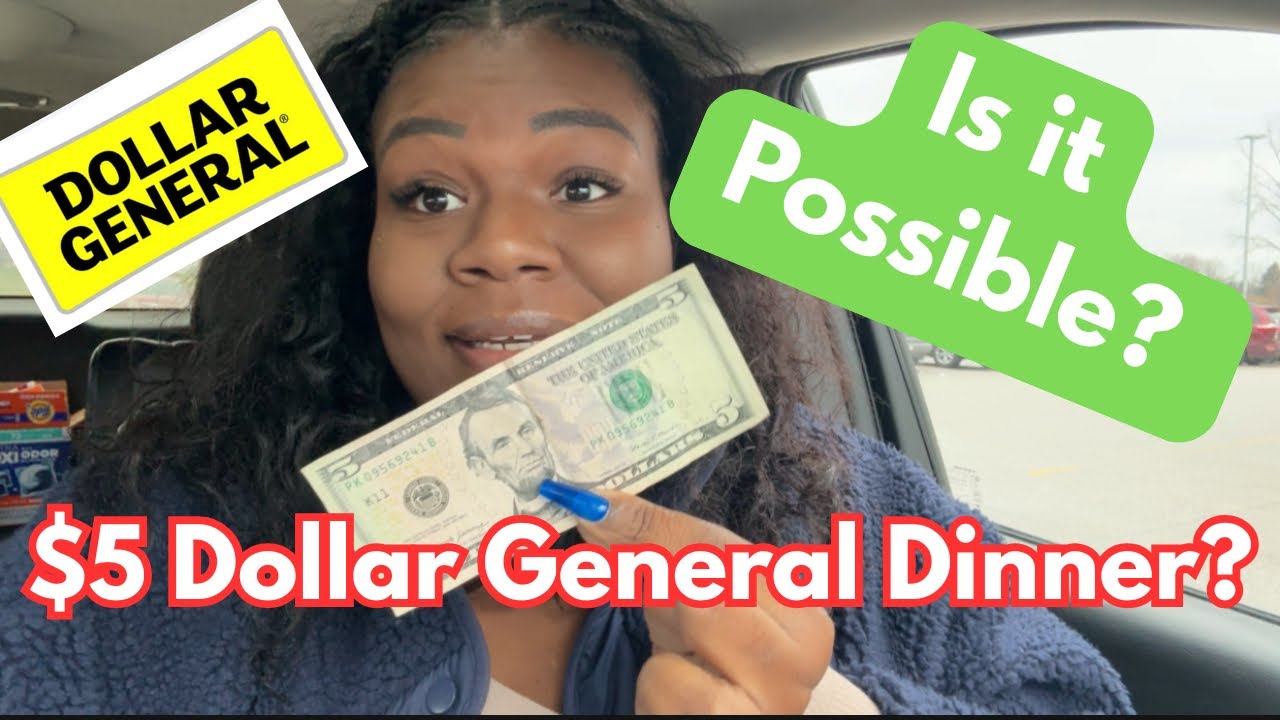Ужин в Dollar General за 5 долларов на 4 персоны?! Это возможно?! Бюджетный семейный ужин