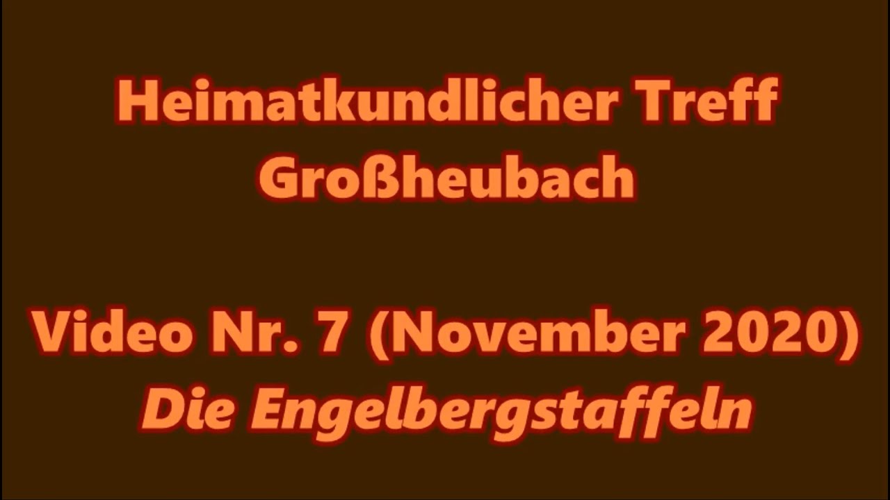 HKT Großheubach Video #7 - Die Engelbergstaffeln