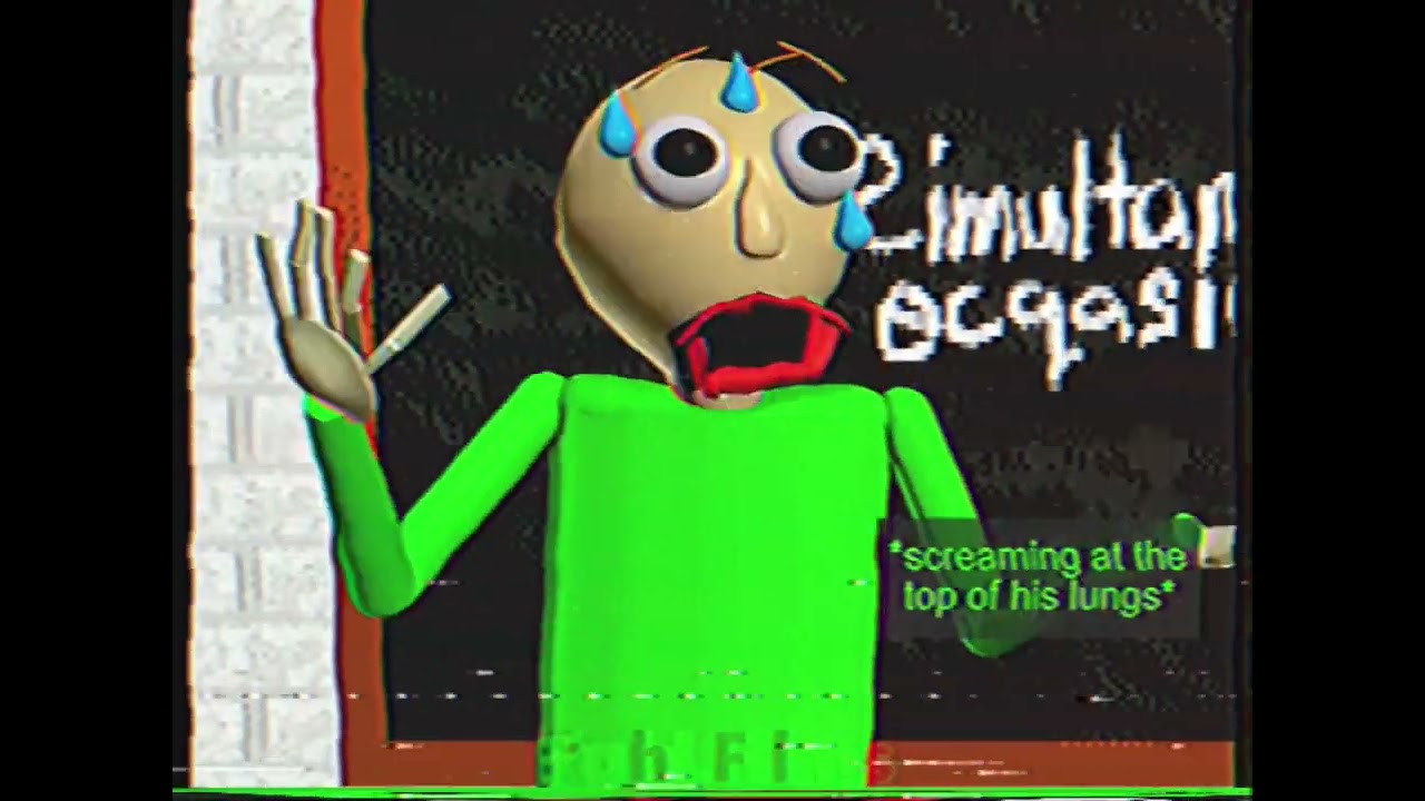 Baldi gets bullied, but this is a VHS