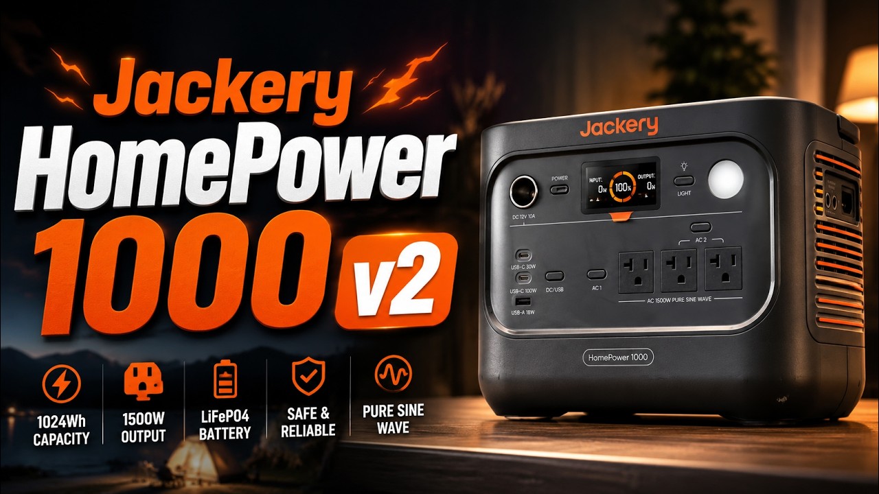 Обзор Jackery HomePower 1000 v2 &mdash; лучшая компактная зарядная станция?