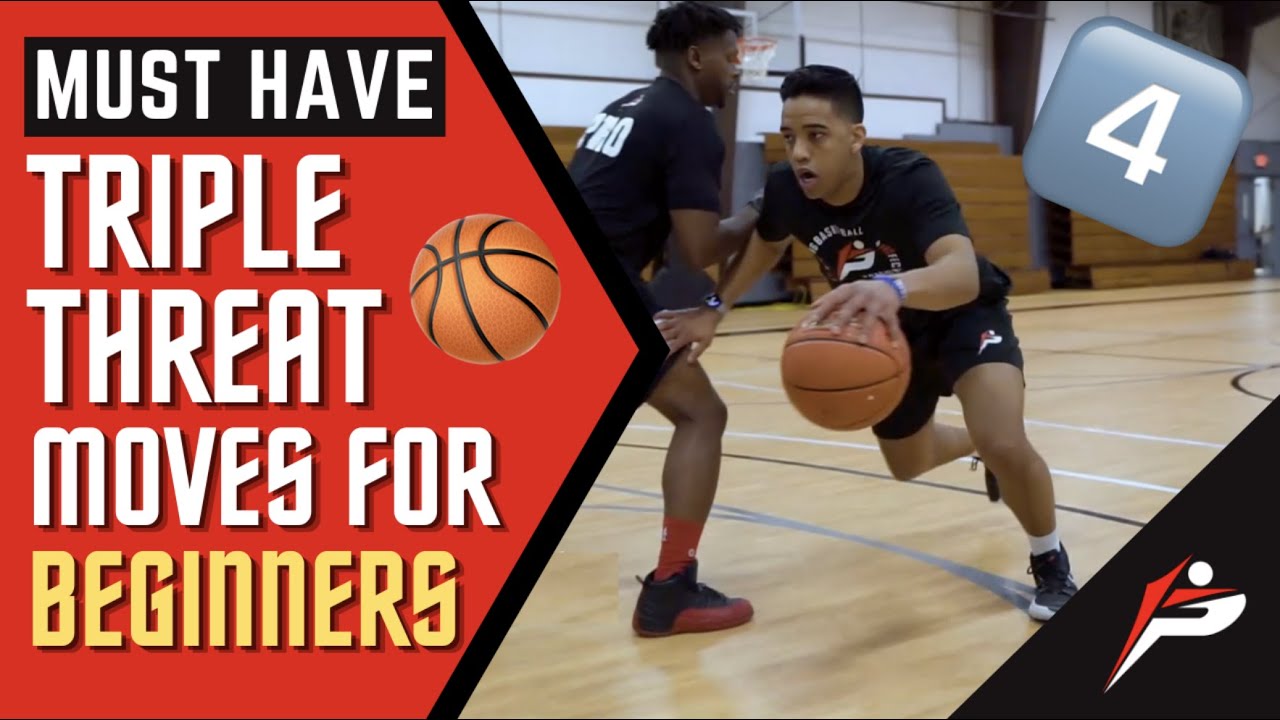 4 Triple Threat Moves For Beginners | Must Have Triple Threat Moves | Pro Training Basketball