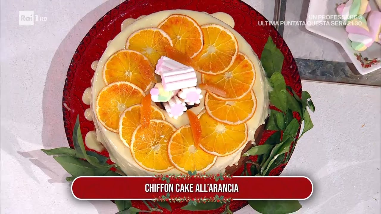 Chiffon cake all'arancia - È sempre mezzogiorno 18/12/2025
