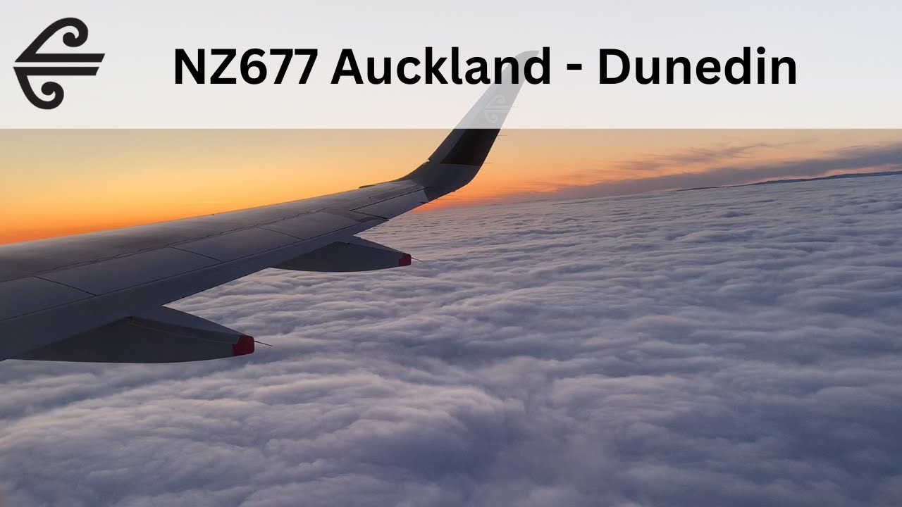 Air New Zealand - NZ677 | A320 | Auckland - Dunedin