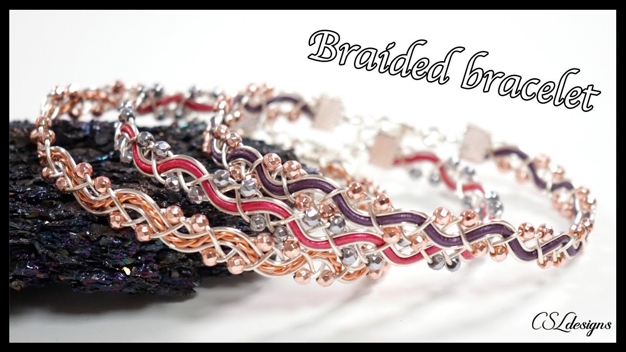 Elegant braid wirework bracelet