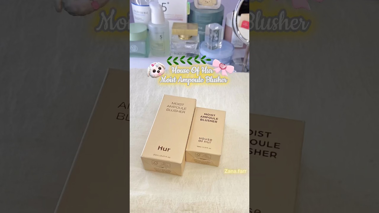 Hour Of Hur moist ampules blusher review 