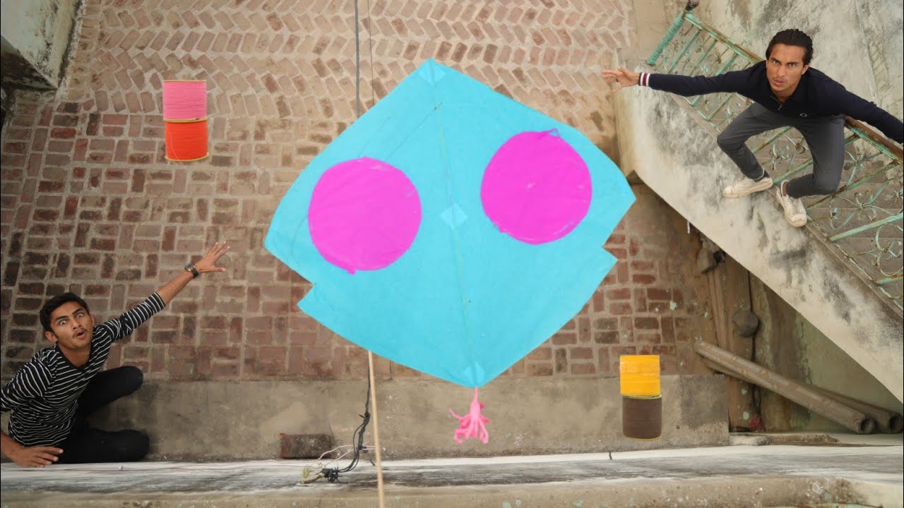Catch Gudda Trees Vs Cutting White Patang Catch