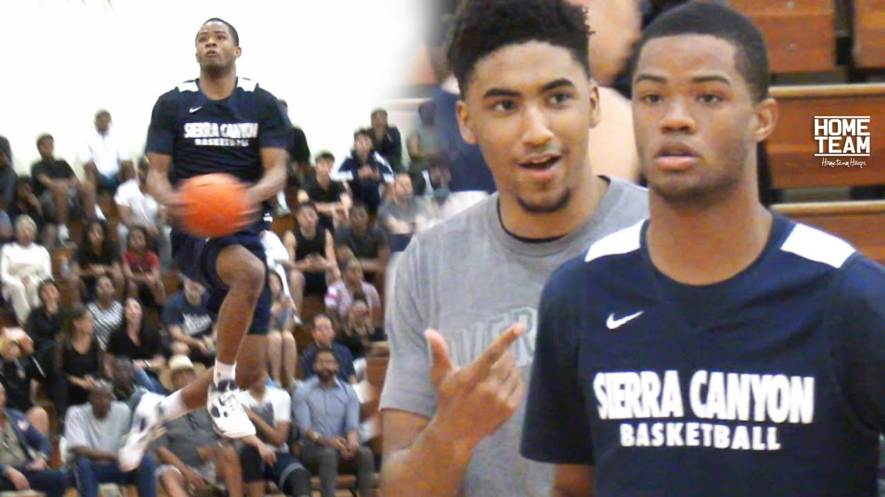 Cassius Stanley DUNK SHOW at Fairfax! Sierra Canyon Bounce Bro's - Kenyon Martin Jr
