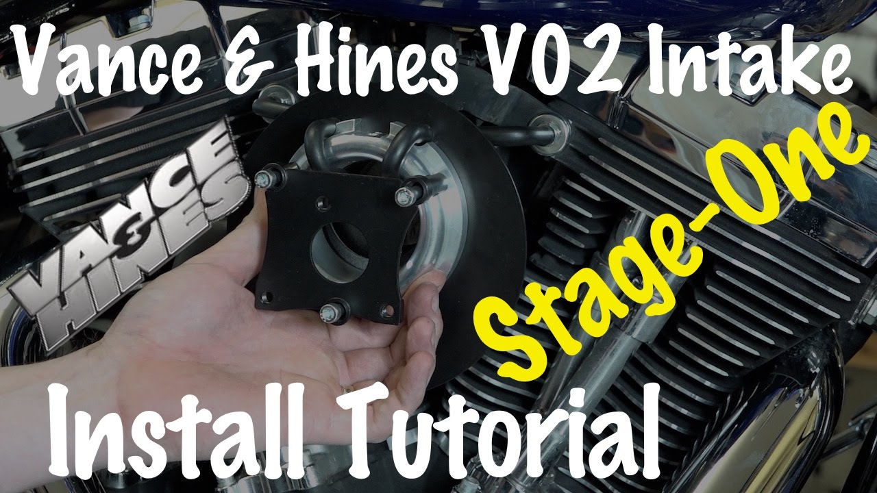 Install Vance & Hines VO2 Naked Air Intake (Stage-One) Kit on a Harley-Davidson