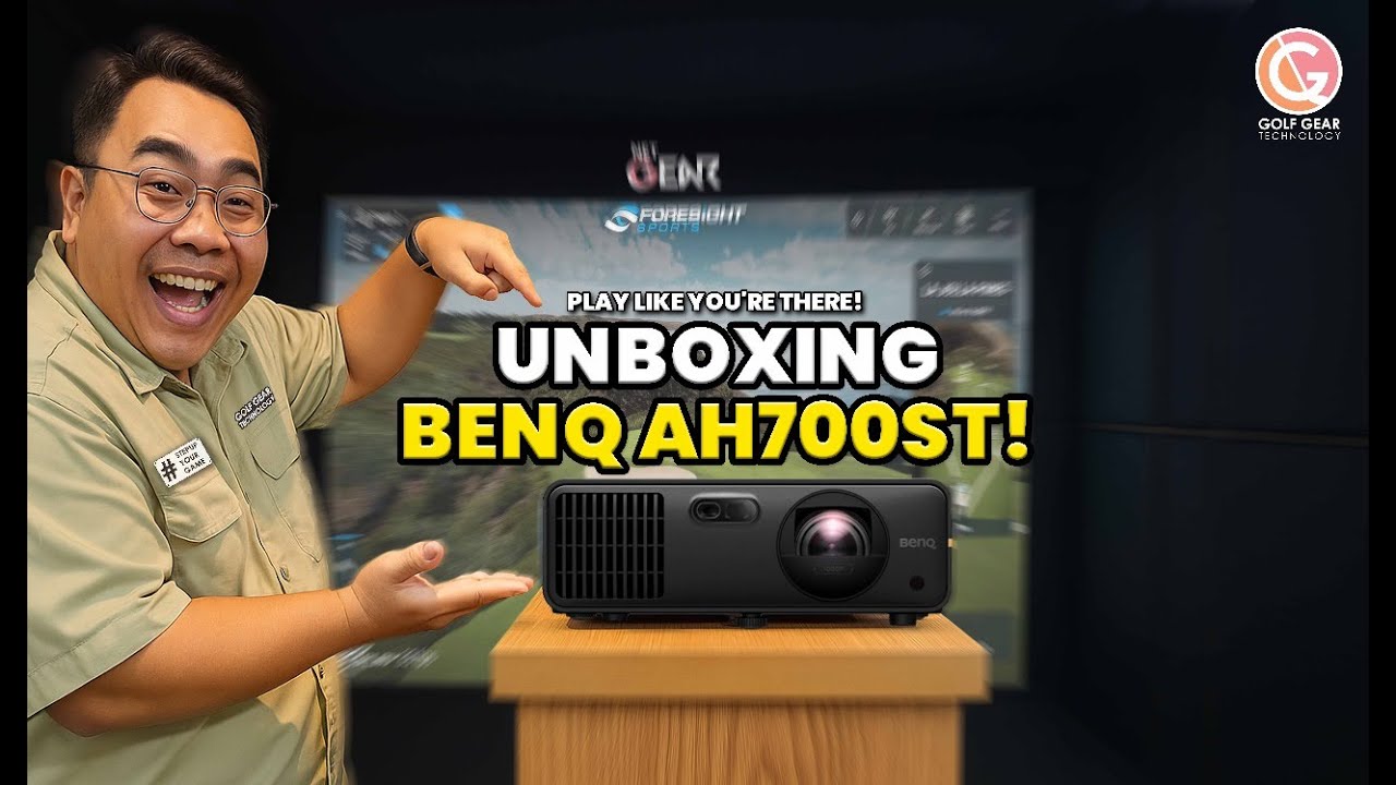 BenQ AK700ST – The First Screen Fit Golf Projector!