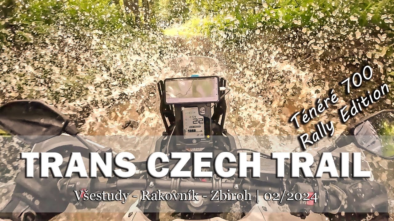 Yamaha Ténéré 700 | Trans Czech Trail | bad CRASH offroad | 02/2024