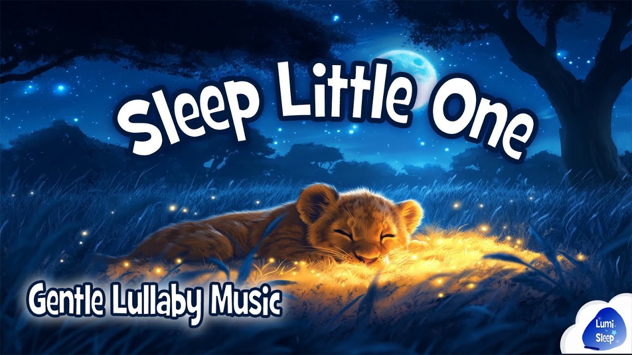 Sleep Little One 🌙 Gentle Lullaby Under the Moon | Baby Sleep Music