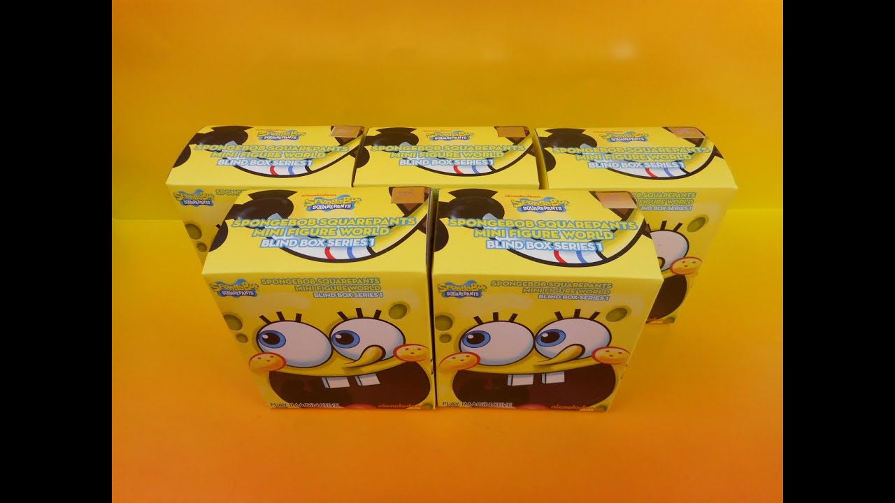 Минифигурка «Губка Боб Квадратные Штаны» от Nickelodeon, 2013 г., серия 1, для слепых, от Play Im...