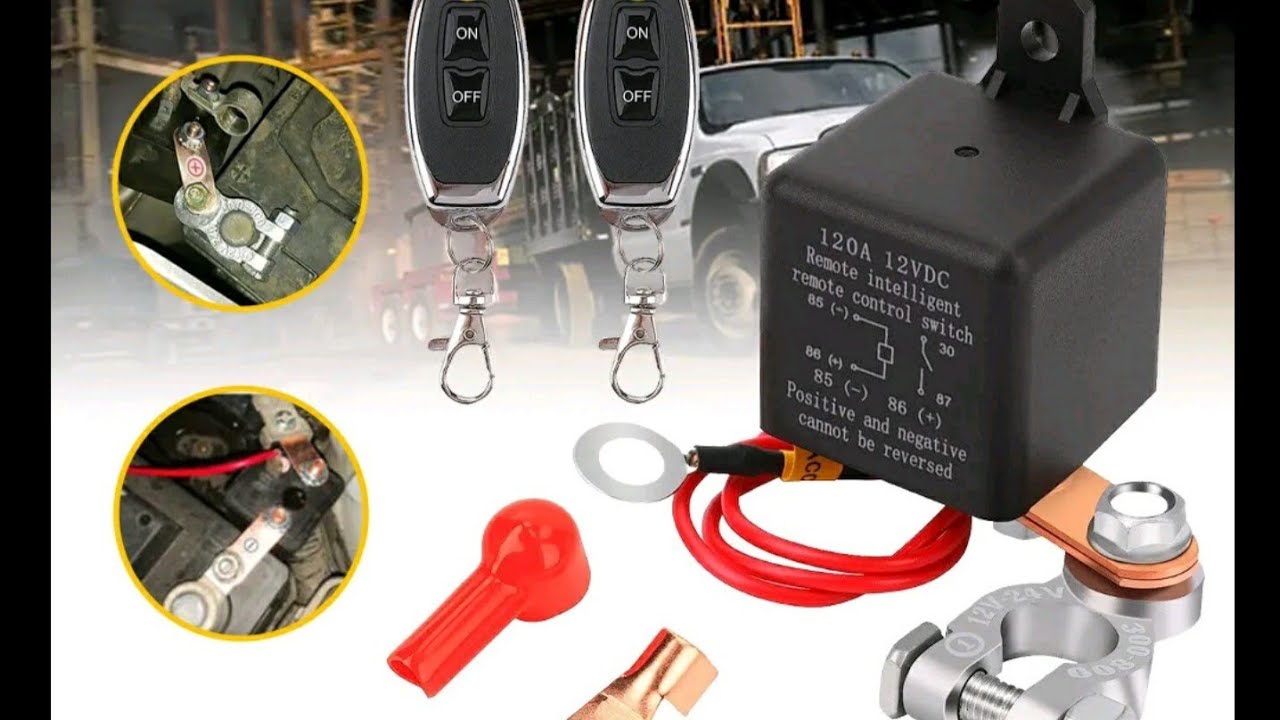 Remote Wireless Battery Kill Disconnect Switch Explained  and How To Use It or Not , Cutoff Theft