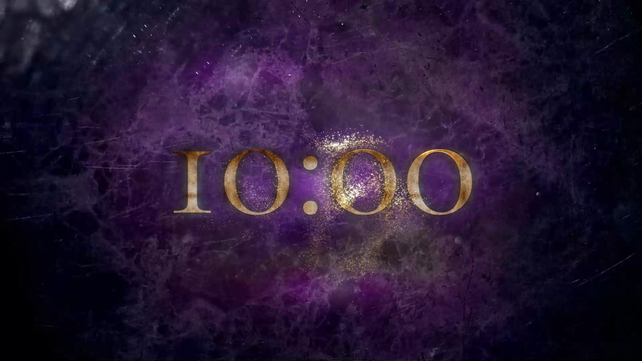 10 Minute Countdown Timer | Cinematic Animated Background