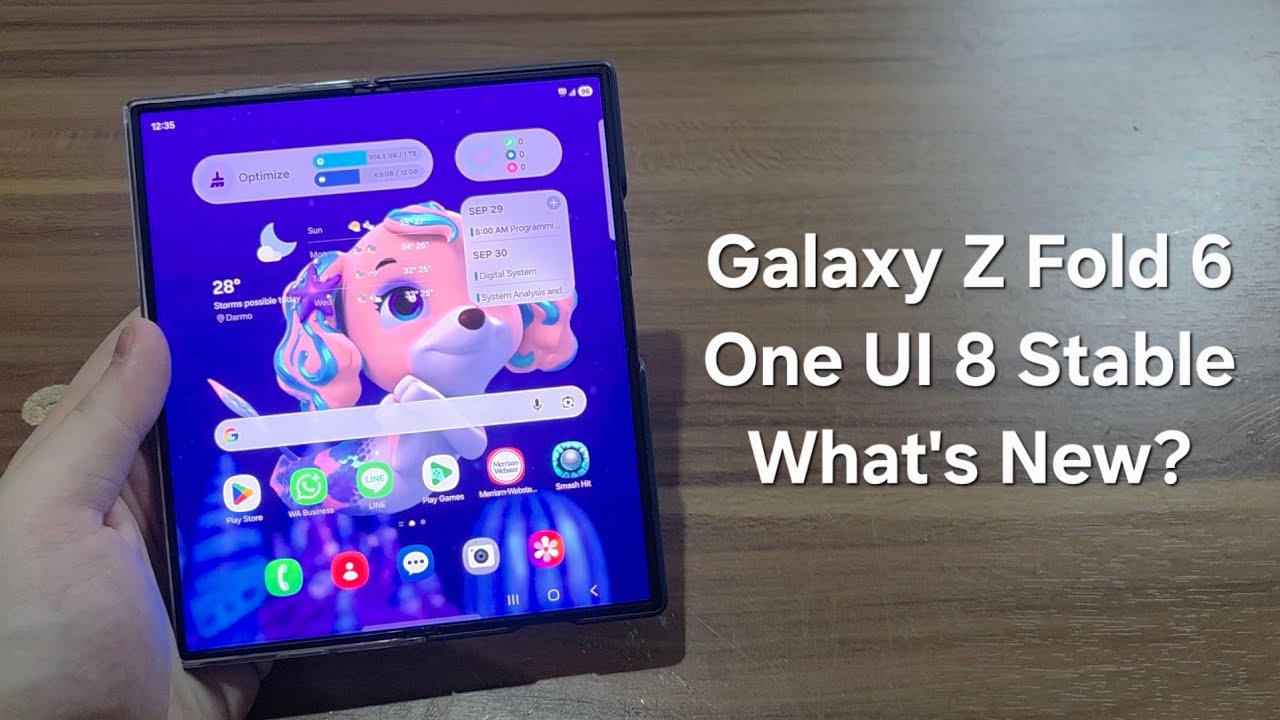 One UI 8 Stable on Galaxy Z Fold 6 - What's New?