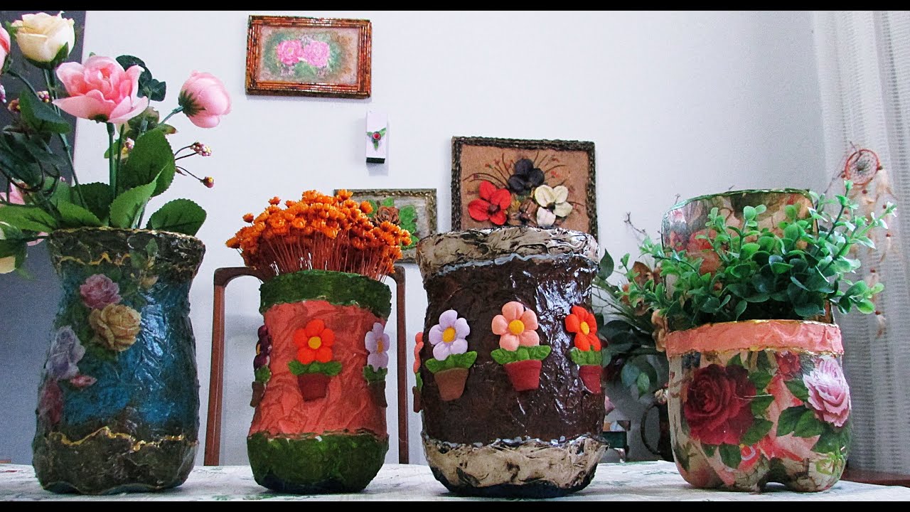 Artesanato: Decoração com garrafa PET