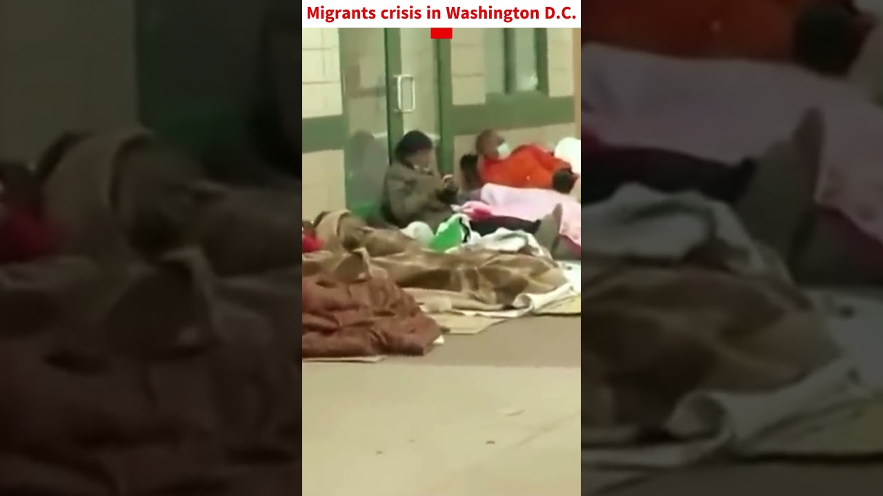 Migrants crisis in Washington D C