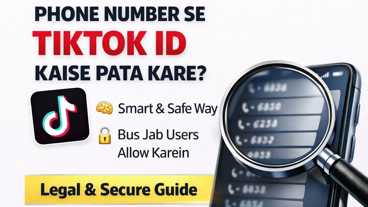 how to find people on tiktok using their phone number||mobile number se tiktok id kaise pata kare