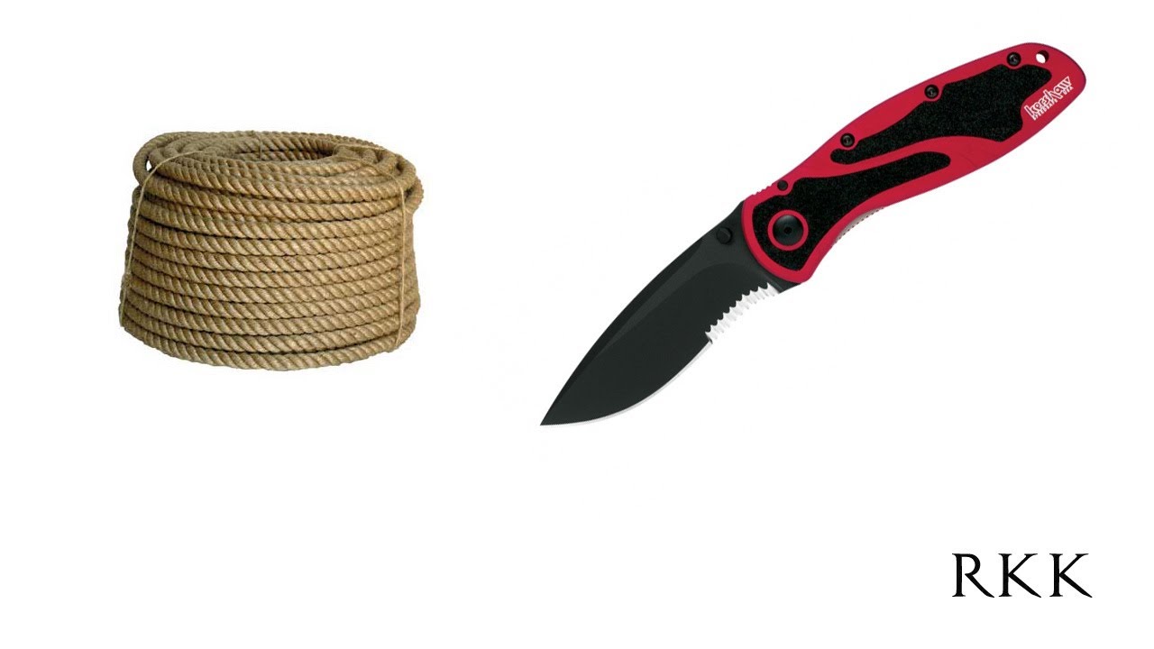 Архив. Рез каната #71. Kershaw Blur. 14C28N