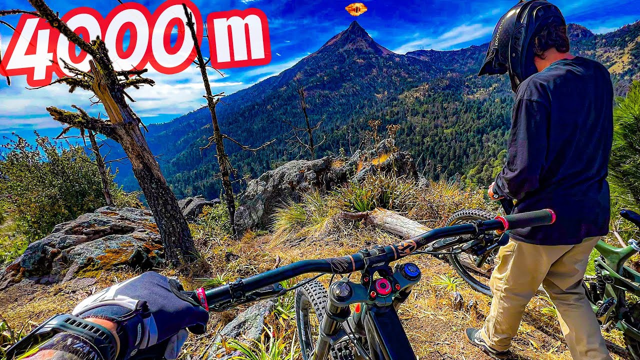 Downhill MTB von 4000M VULKAN in Mexico!