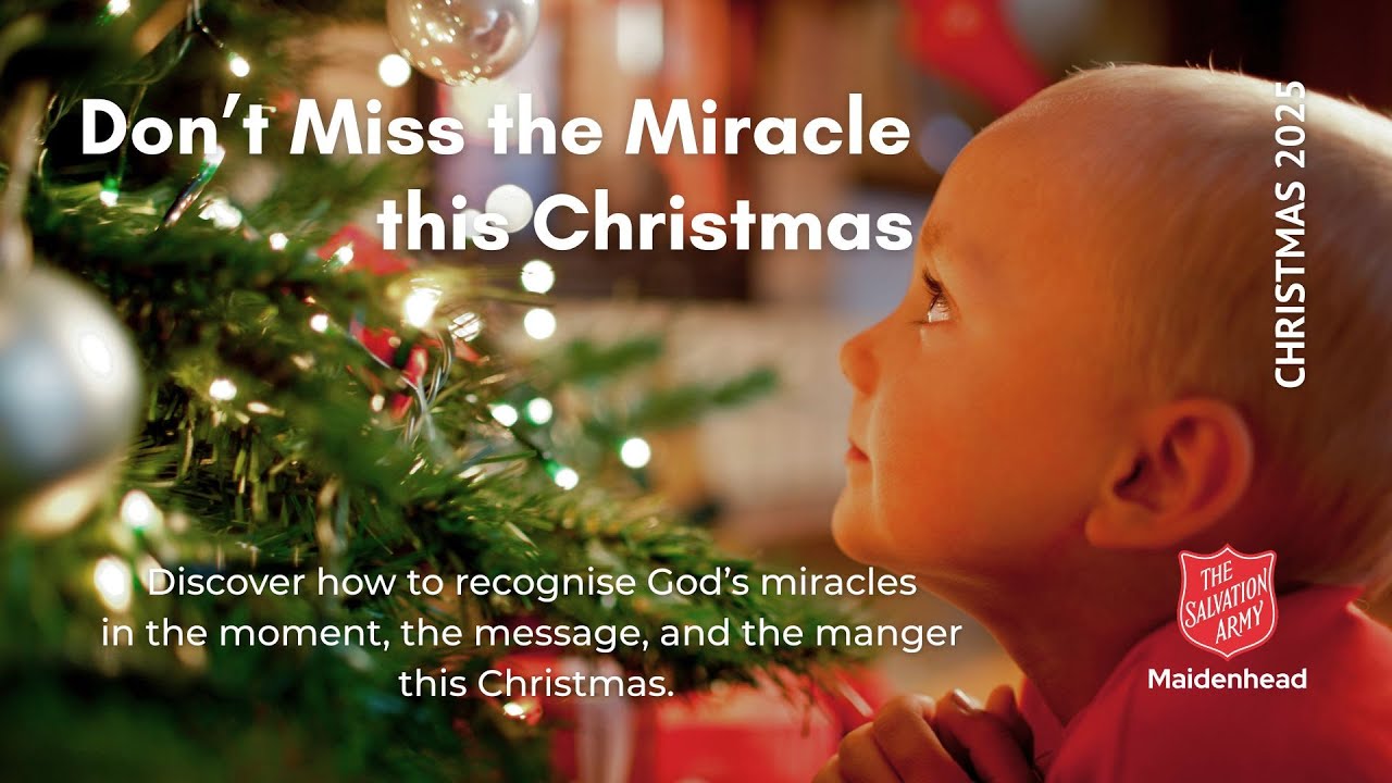 Join us LIVE NOW for our Sunday Celebration with Maidenhead Salvation Army