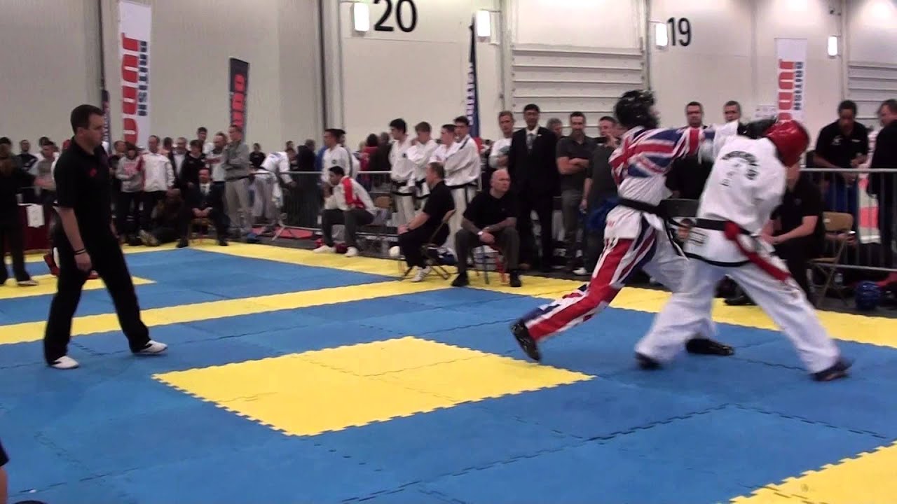 2012 British Taekwondo Council Championships Tyrrell Belony vs