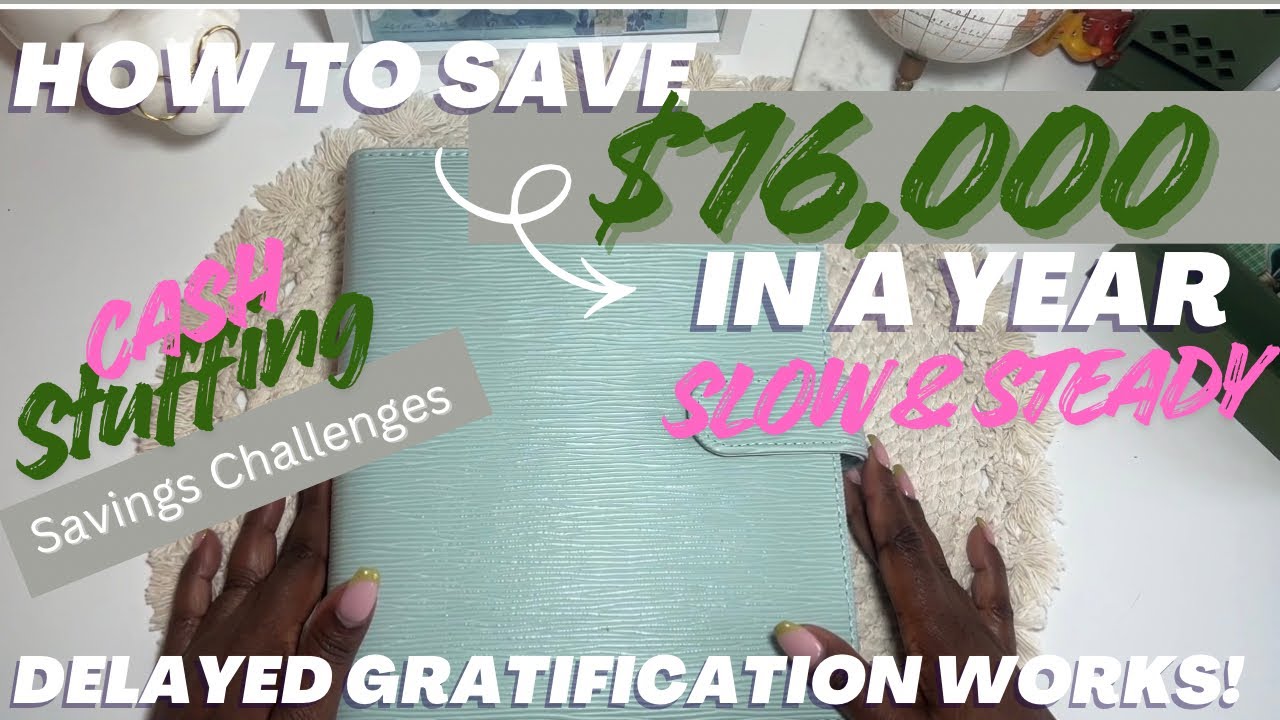 How To Save $16000 In A Year 💰 slow but consistent| Cash Stuffing