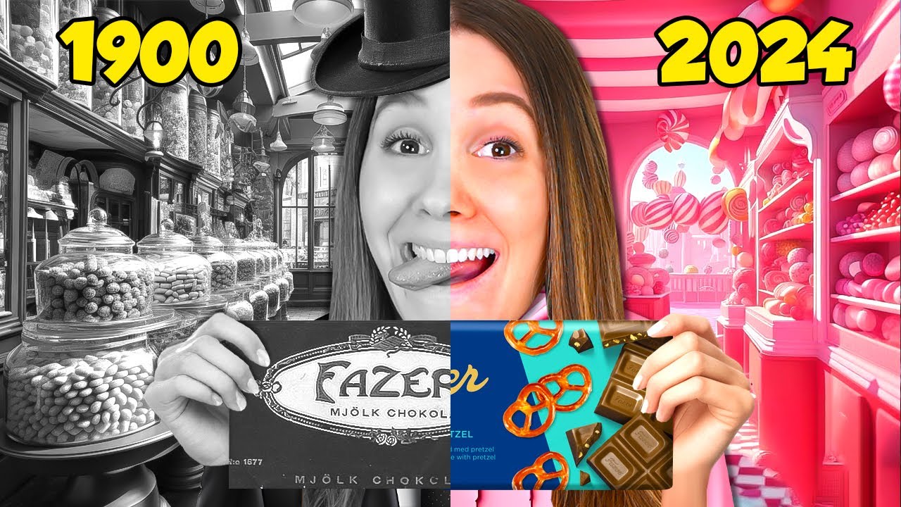 Syödään 100 Vuoden Ajalta Karkkia!