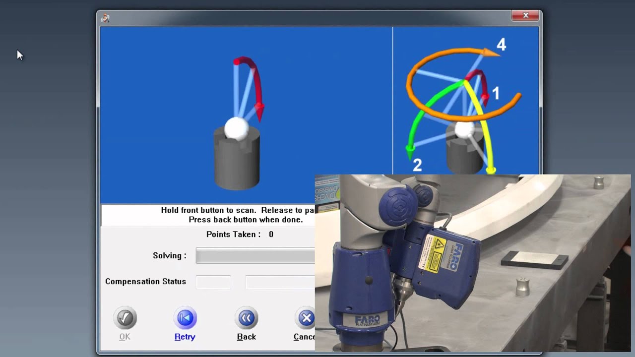 PolyWorks: How To Calibrate The Faro Red Light LLP