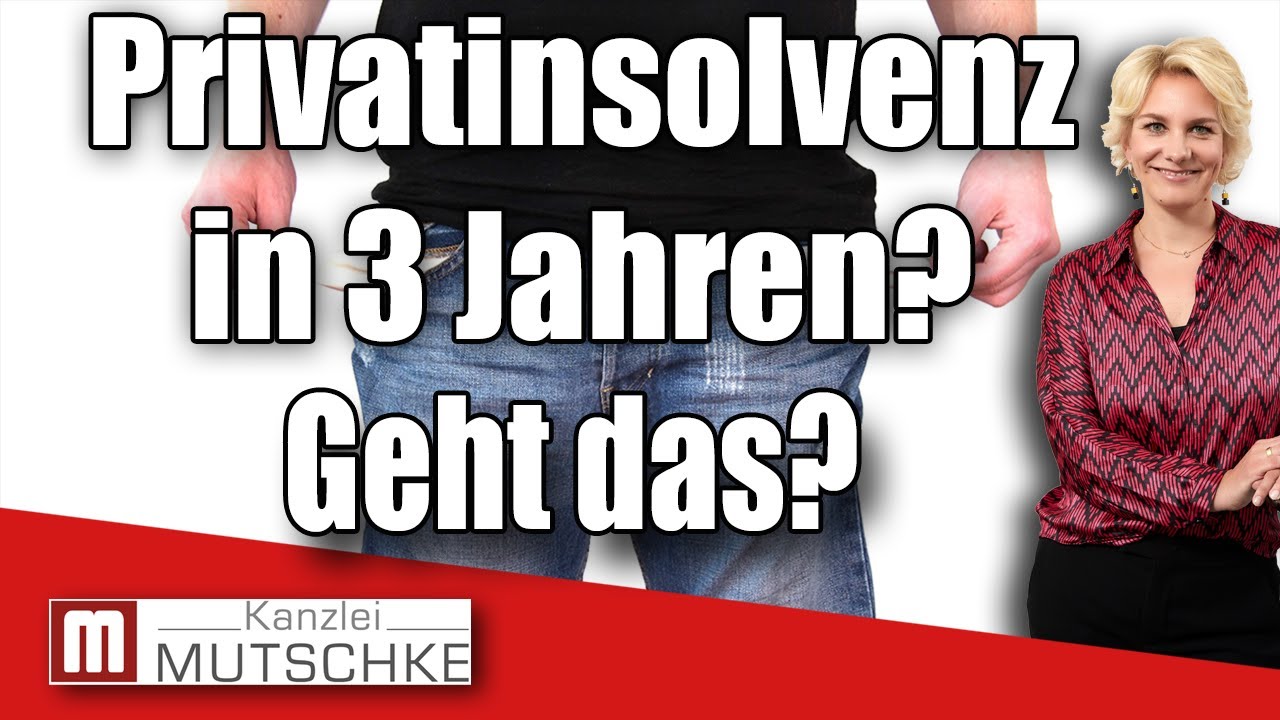 Verbraucherinsolvenz- Jetzt schon nach 3 Jahren? Das sind die Änderungen! (Privatinsolvenz)
