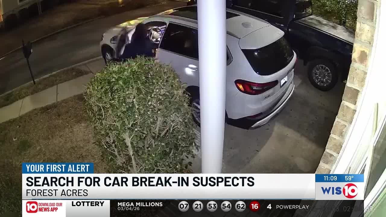 Forest Acres Police continue investigation after multiple cars targeted, items stolen