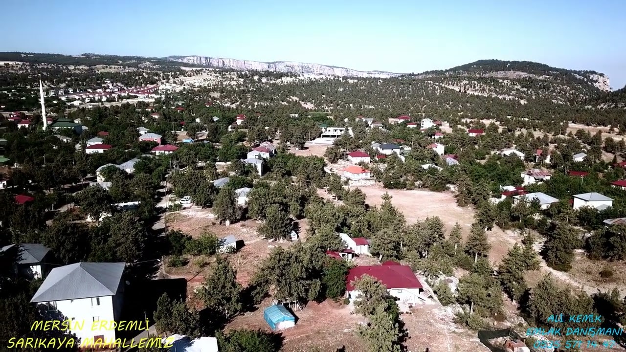 MERSİN ERDEMLİ SARIKAYA MAHALLEMİZ çekim 25 temmuz 2022