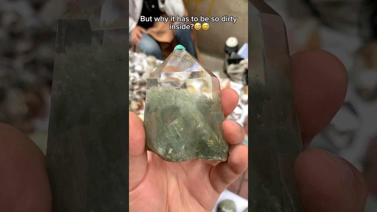 Why do they sell "dirty" crystals?😅 